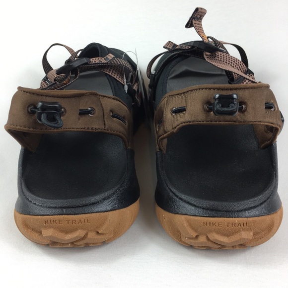 Nike Oneonta Hiking Sandals Black Brown Adjustable straps DJ6604 Men 13 New